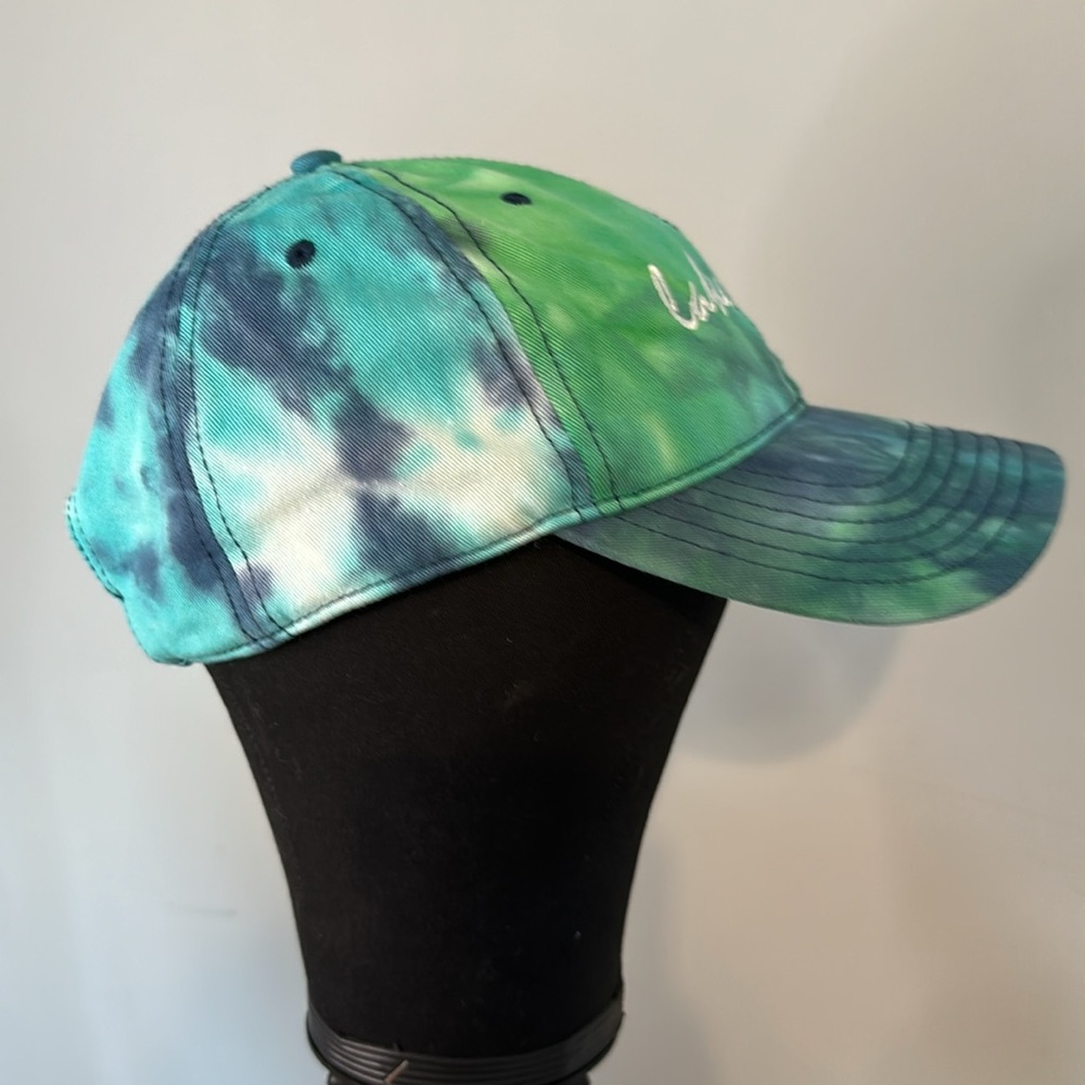 Sportsman Tie Dye Hippy Lake Life Boating Womenβs Ballcap Hat - Picture 4 of 6